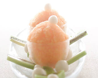 フルーツワインのグラニテ