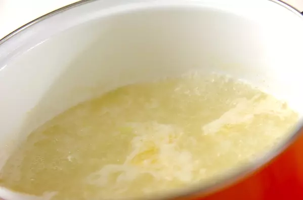 やさしい味！ホタテ風味のミルクポタージュの作り方1