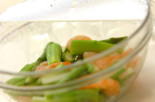 カッテージチーズの白和えの作り方の手順4