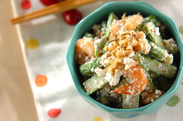 カッテージチーズの白和え