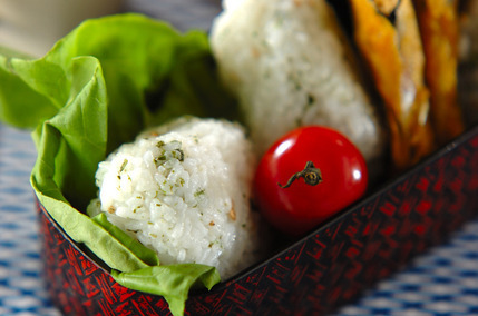 青のりおにぎり