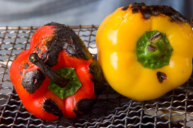 焼きパプリカのマリネの作り方の手順1