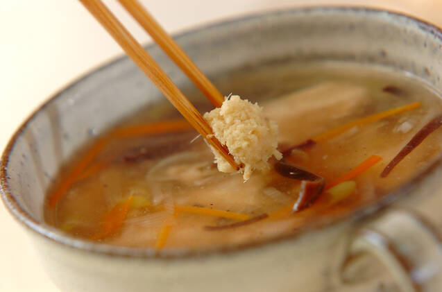 鶏むね肉のトロミスープの作り方の手順7