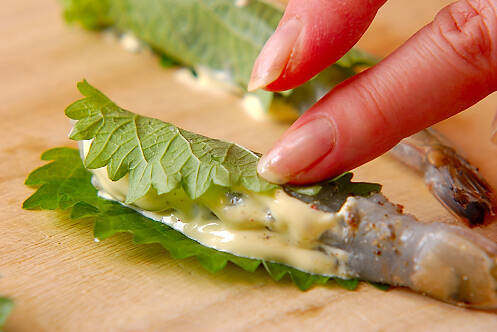 エビマヨフライの作り方の手順3