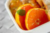みかんのリキュールがけの作り方の手順