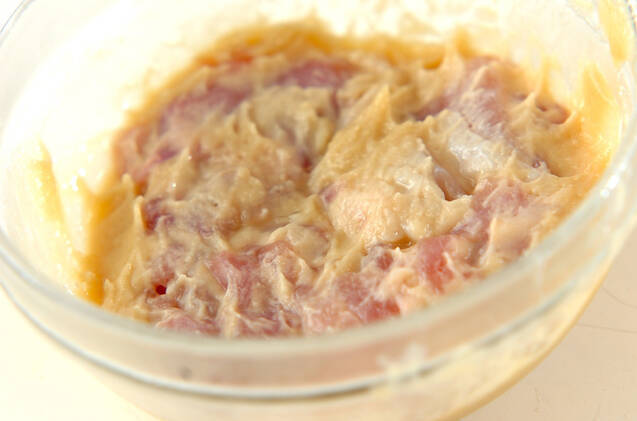 鶏肉のみそ漬け焼きの作り方の手順2