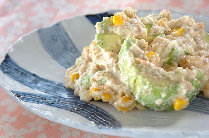 豆腐ドレッシングサラダ