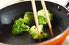 ブロッコリーのニンニク炒めの作り方の手順2