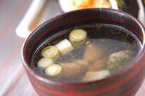 鶏肉のお吸い物