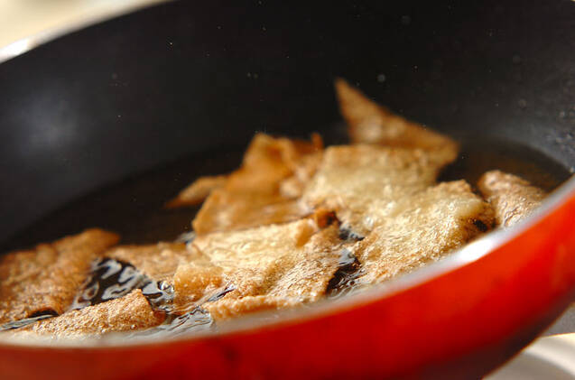 春巻きのパリパリ揚げの作り方の手順2