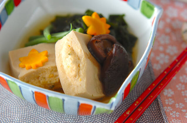 高野豆腐の含め煮