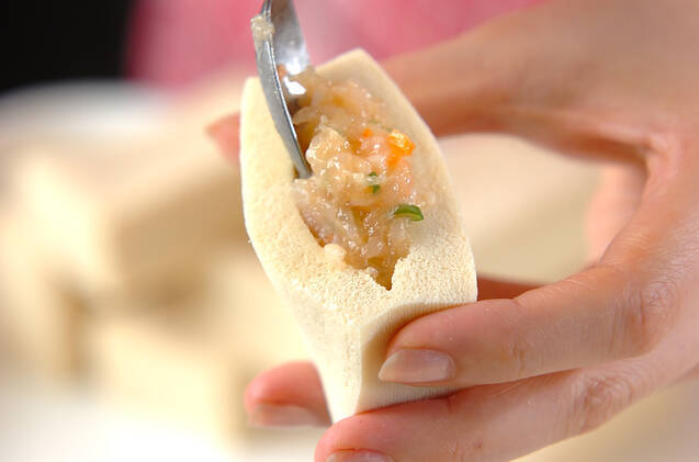 高野豆腐の含め煮の作り方の手順6