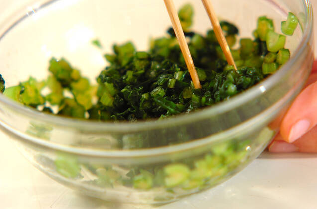 菜めしの作り方の手順1