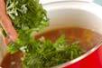 菊菜のトロミ汁の作り方4