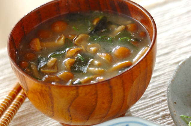 ナメコのみそ汁