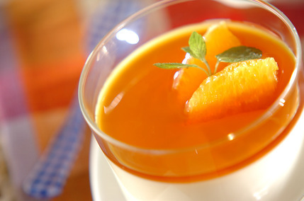 パンナコッタ　キャラメル添え