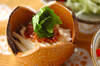 大和芋のおかか梅和えの作り方の手順