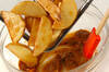揚げエビとジャガイモのカレーソース和えの作り方の手順6