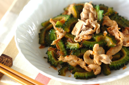 豚とゴーヤのおかか炒め