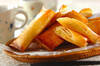 春巻き風スイートポテトの作り方の手順