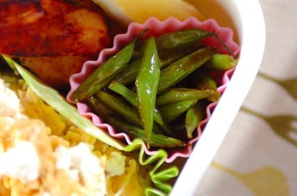 インゲンの和風バターソテー