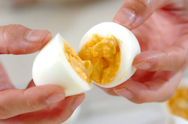 串カツ・ゆで卵とホワイトソースの作り方の手順2