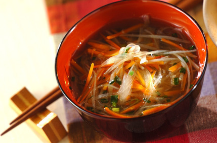 ジャガイモ素麺汁