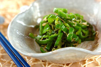 ピーマンのジャコ炒め