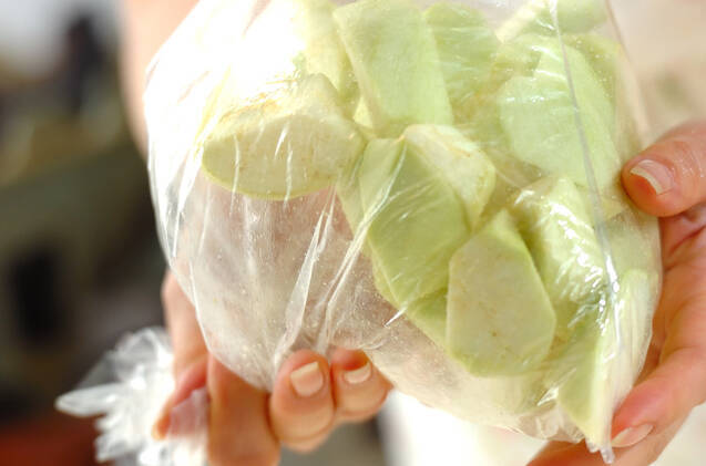 ナスの冷製スープの作り方の手順1