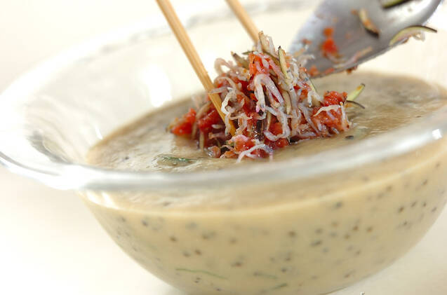 ナスの冷製スープの作り方の手順7