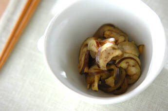 ナスのからし和え