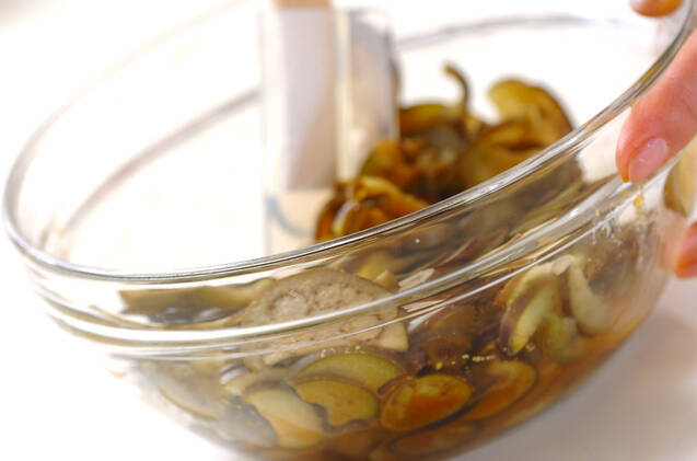 ナスのからし和えの作り方の手順4