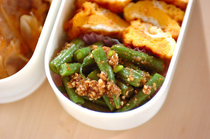インゲンのゴマ和え