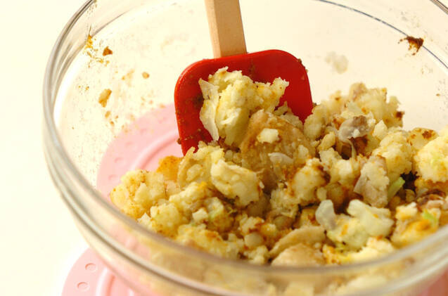 コロッケ風焼きキャベツの作り方の手順4