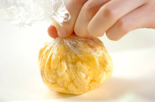 ナメタケ卵の作り方の手順3