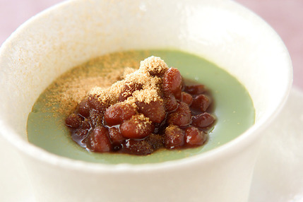 ぷるぷる抹茶豆乳