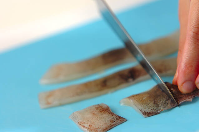 イカのショウガ焼きの作り方の手順1