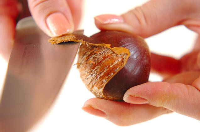 ほっくり！揚げ栗の作り方の手順1