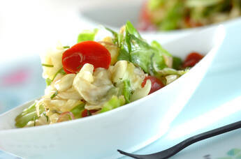 キャベツの梅浅漬け