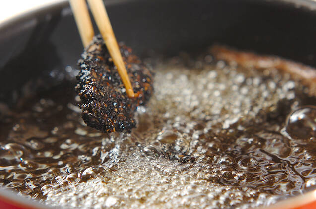 鶏むね肉のゴマ揚げの作り方の手順5