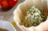 セリのクルミ和え