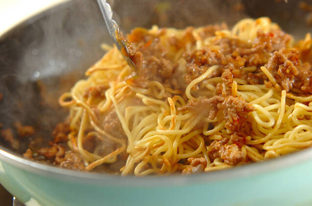 麻婆焼きそばの作り方の手順6
