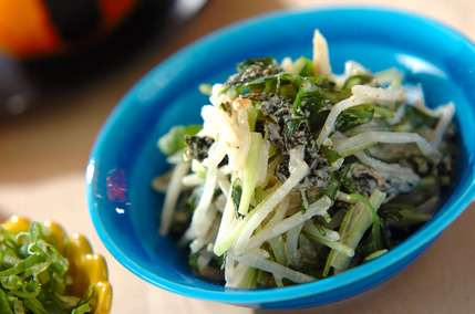 モヤシのからしゴママヨ和え