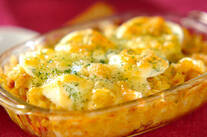 チキンとコーンの焼きカレー