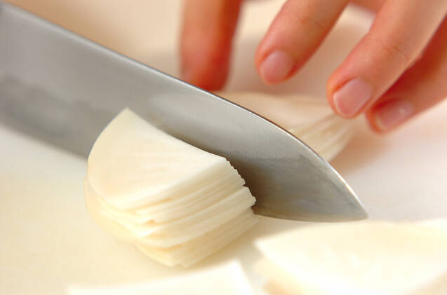 カブとエビのマリネの作り方の手順1