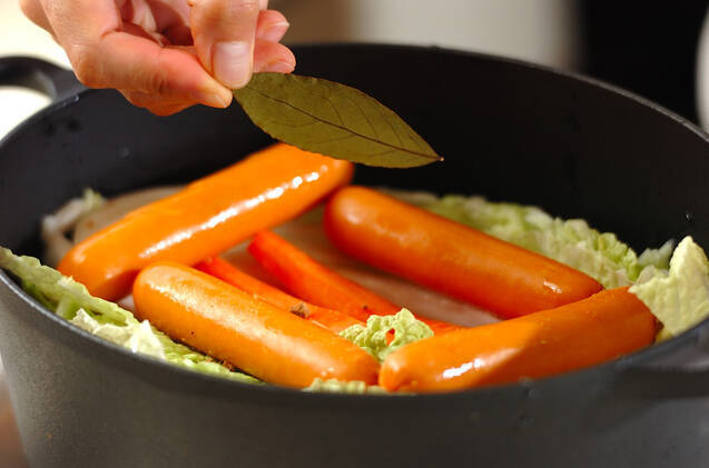 トロトロ白菜の煮物の作り方の手順3