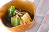 小松菜と揚げのサッと煮の作り方の手順