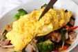 野菜炒めオムレツのっけの作り方の手順10
