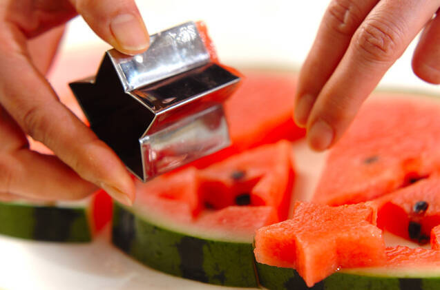 七夕フルーツ葛きりの作り方の手順3