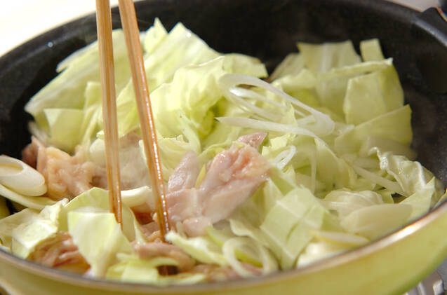 鶏と野菜のコチュジャン炒めの作り方の手順2